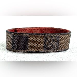 LOUIS VUITTON Authentic VIP Damier Ebene Snap Wrap Bracelet